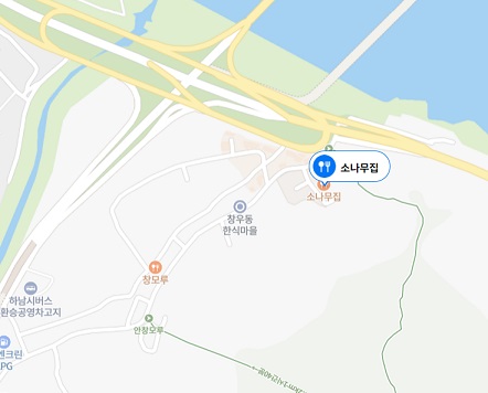 소나무집-지도