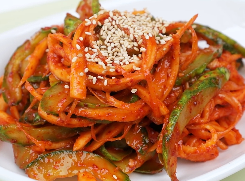 오이도라지무침