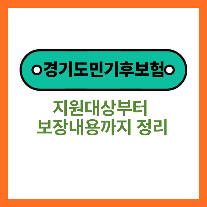경기도민 기후보험