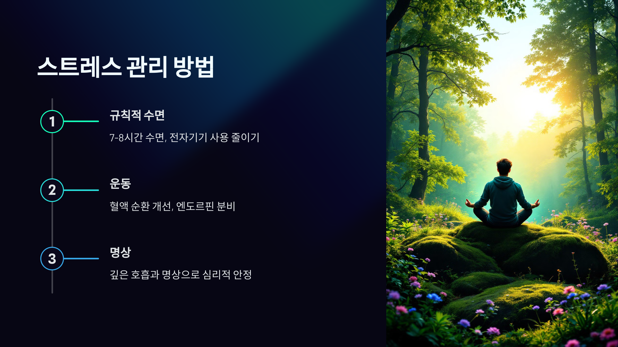 스트레스 관리 방법