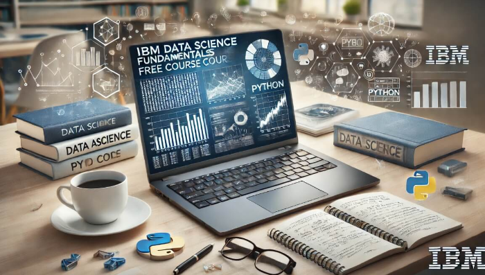 책상위에 노트와 노트북 그리고 데이터관련책들이 가득있는 사진