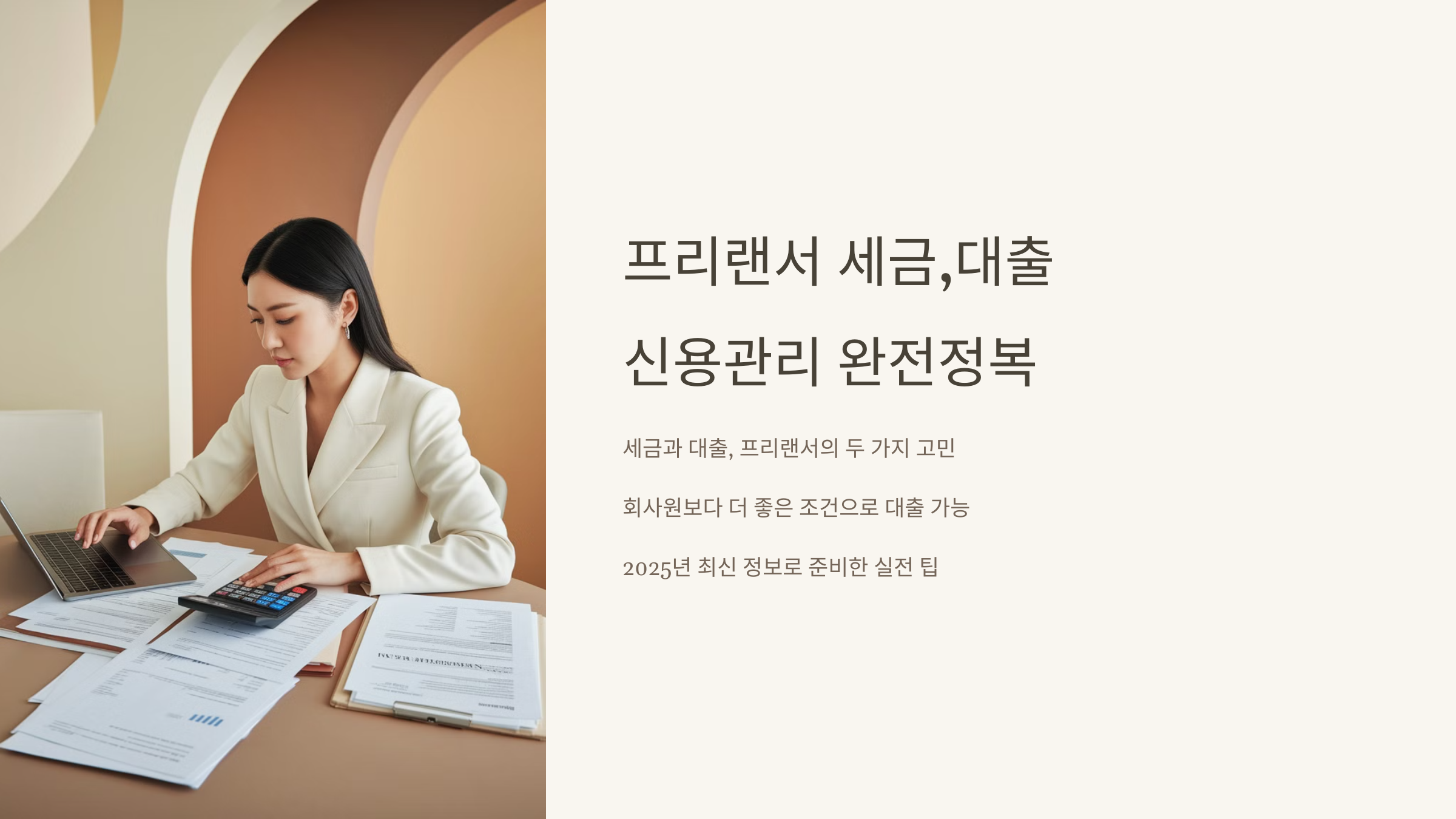 프리랜서 세금 대출 완벽가이드