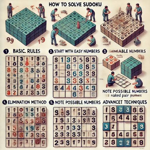 스도쿠 푸는 요령