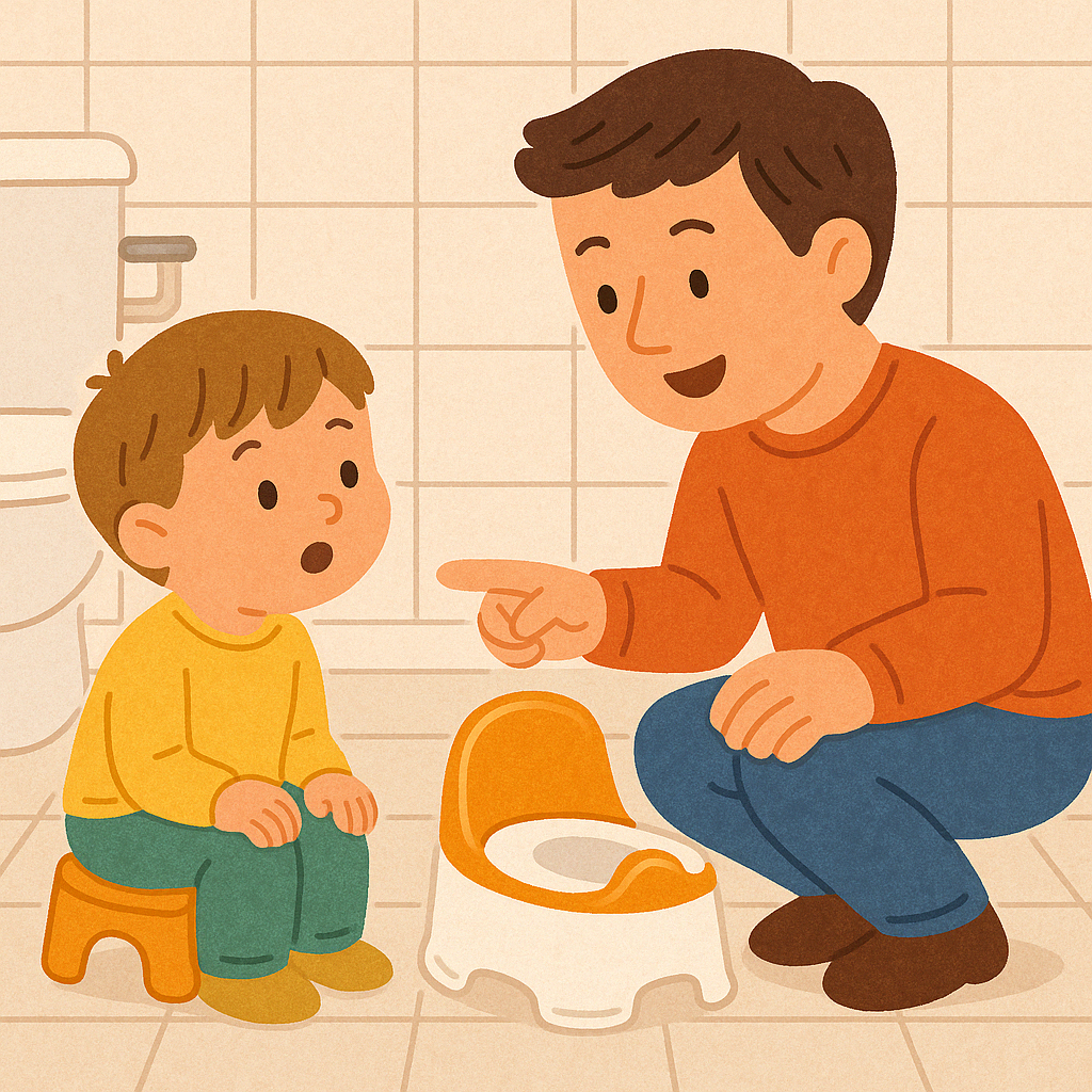 유아기 배변 훈련 교육에 관한 이미지