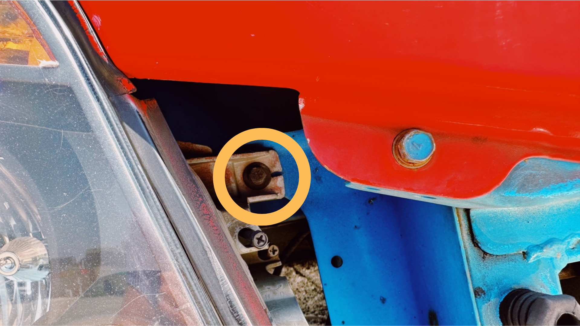 버스 전조등 교체하기