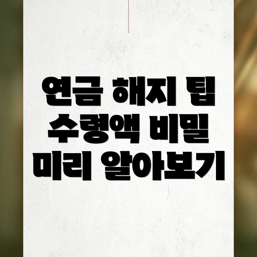 국민연금 예상수령액