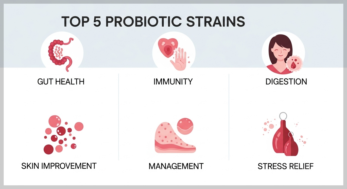프로바이오틱스 균주별 효능과 선택 가이드: 내게 맞는 유산균 완벽 정복
