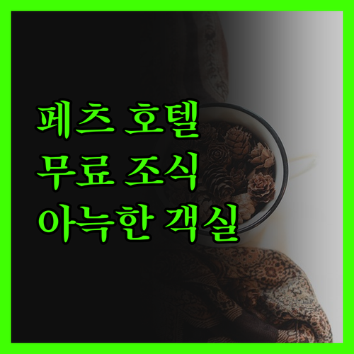 호텔 킹, 페츠에서 만나는 편안함! 