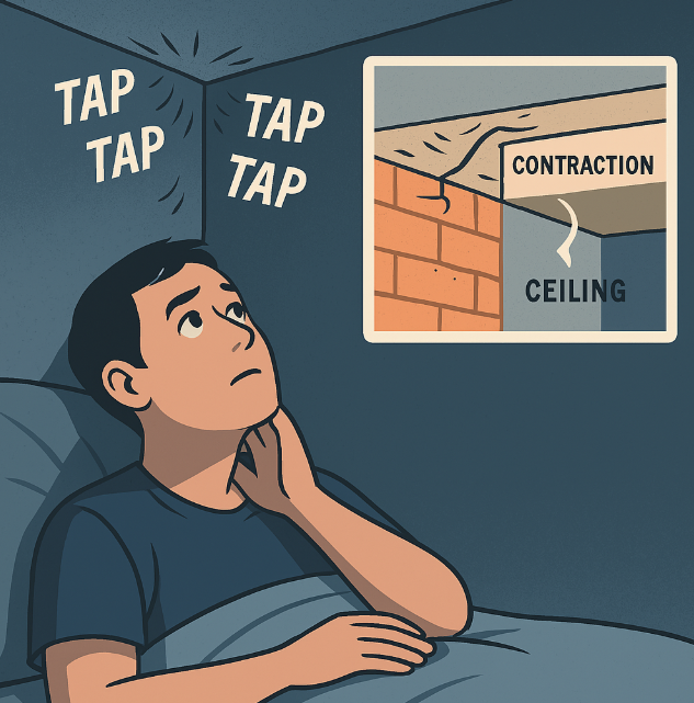 안 뚝뚝 소리 원인