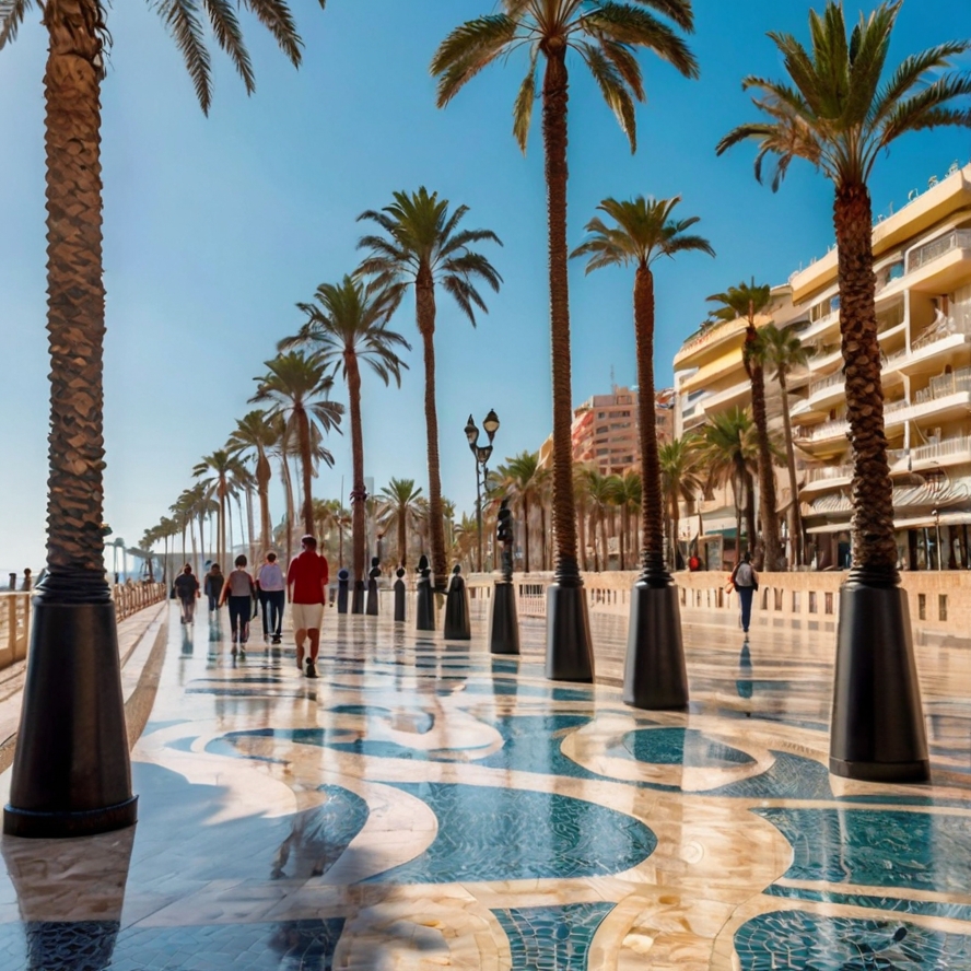 알리칸테 명소 에스플라나다 데 에스파냐 이미지