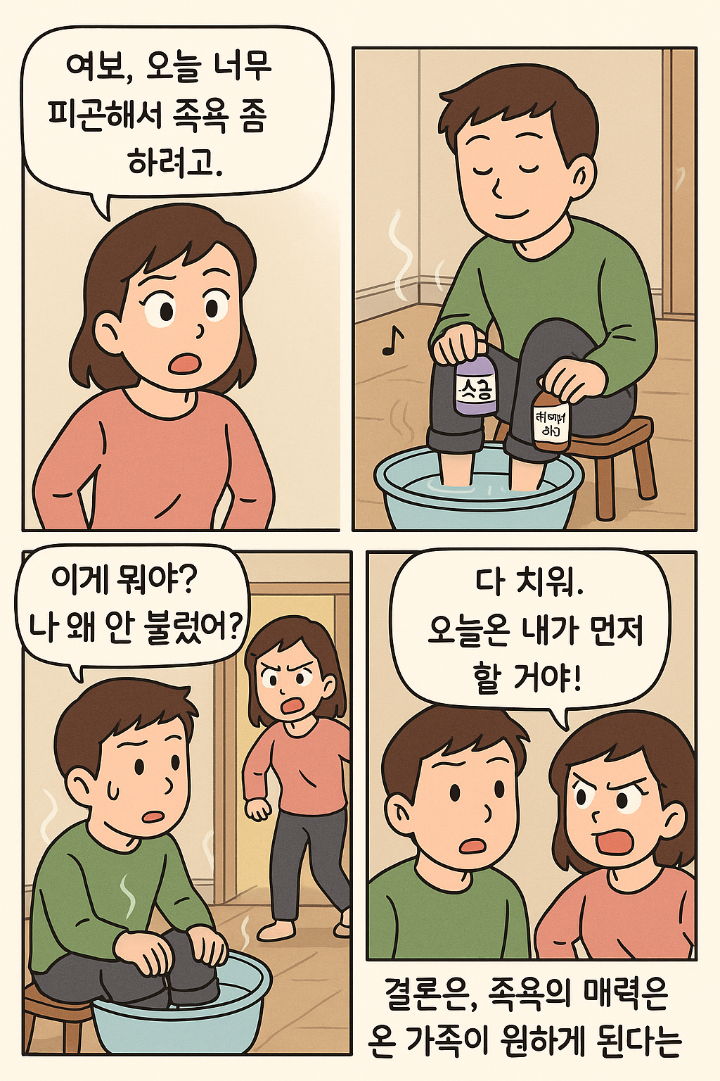 아내의 반응은?