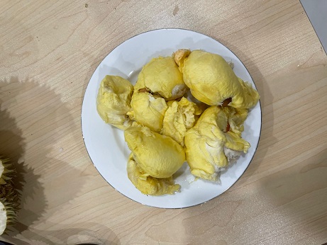 두리안 쉽게 까는 방법 설명 5