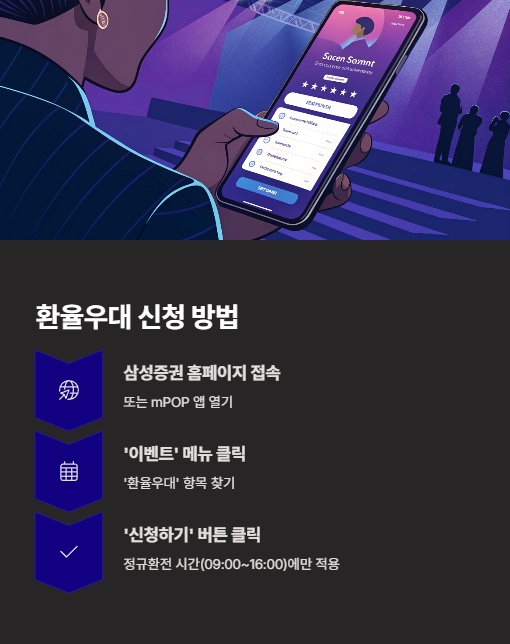 환율우대 신청 방법
