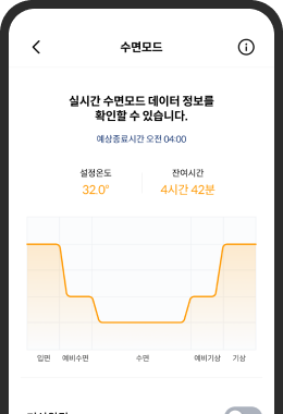 경동나비엔 수면모드