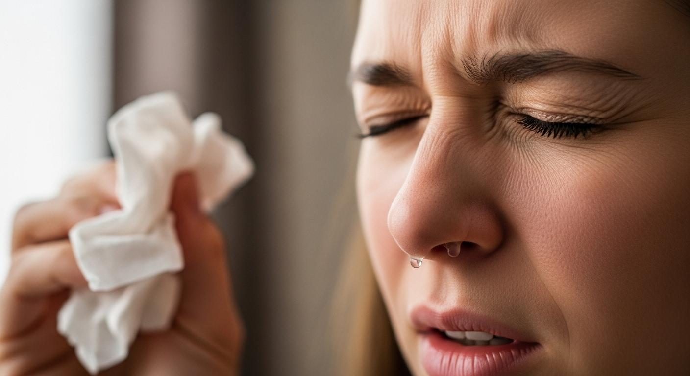 독감 증상 콧물