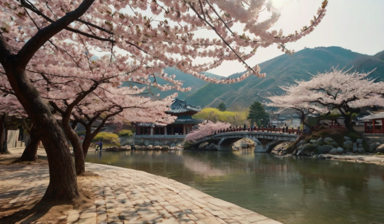 서울에서 무료로 벚꽃 보고 무료로 인생샷 남기기