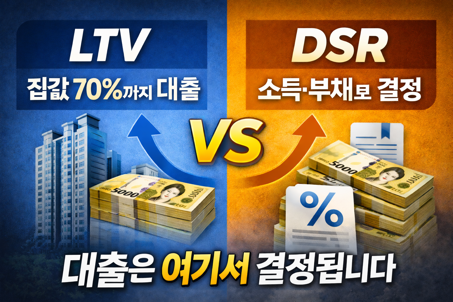 ltv vs dsr loan difference mortgage limit determined by income vs property value explained 2026