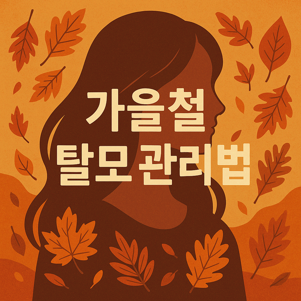 가을철 탈모 관리법