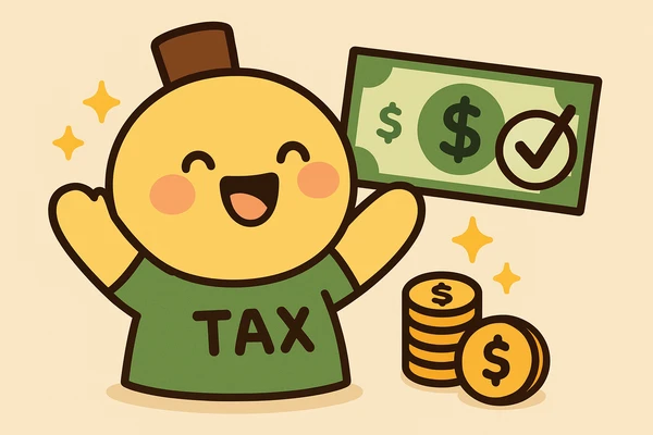 부가세 환급금 지급 완료 이미지