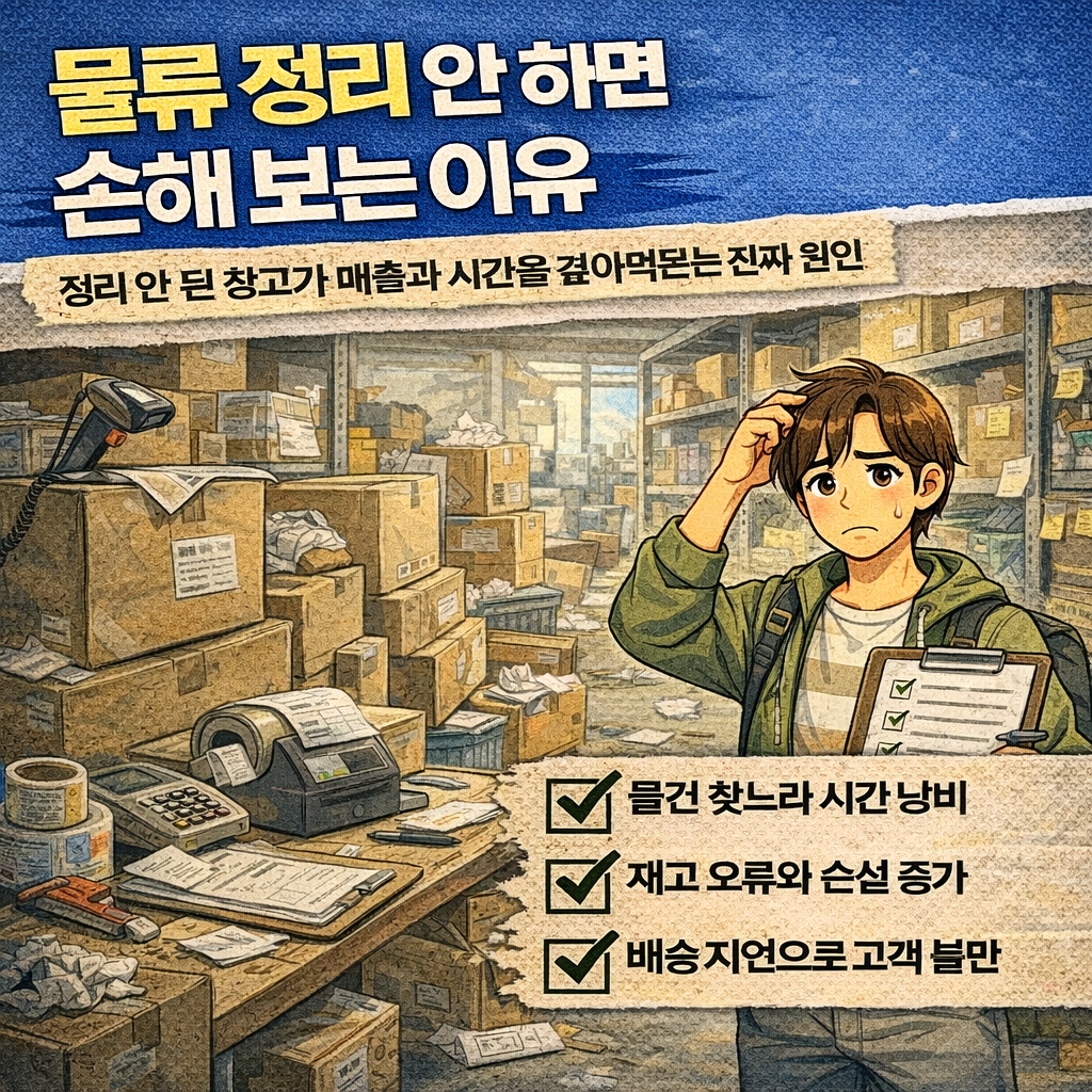 물류 정리 안 하면 손해 보는 이유