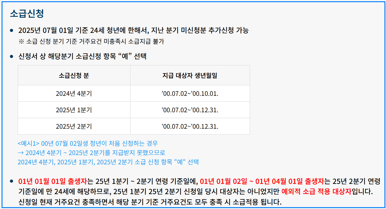경기도 청년기본소득 3분기 25만원 받는 법
