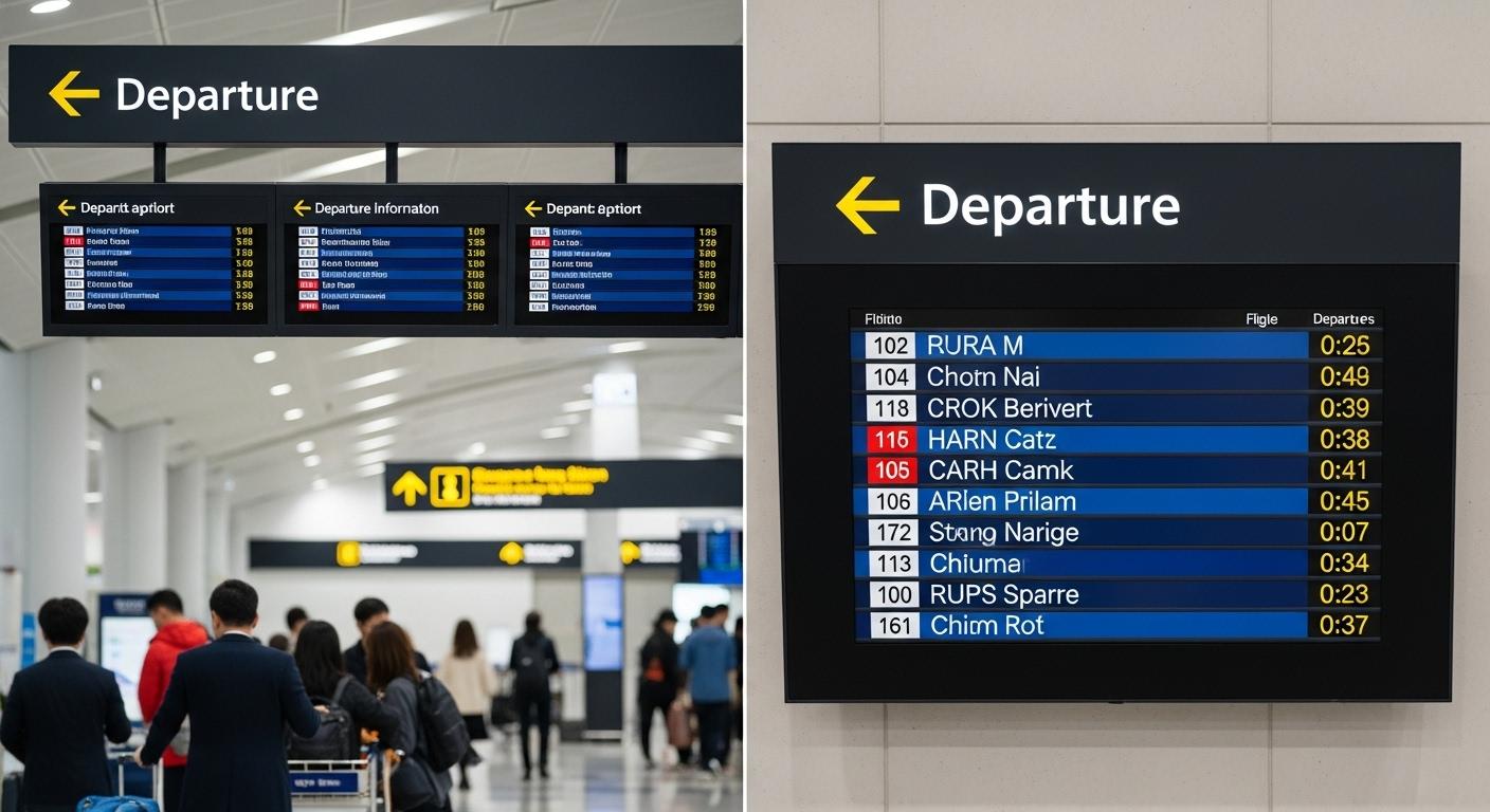 김포공항 출발정보