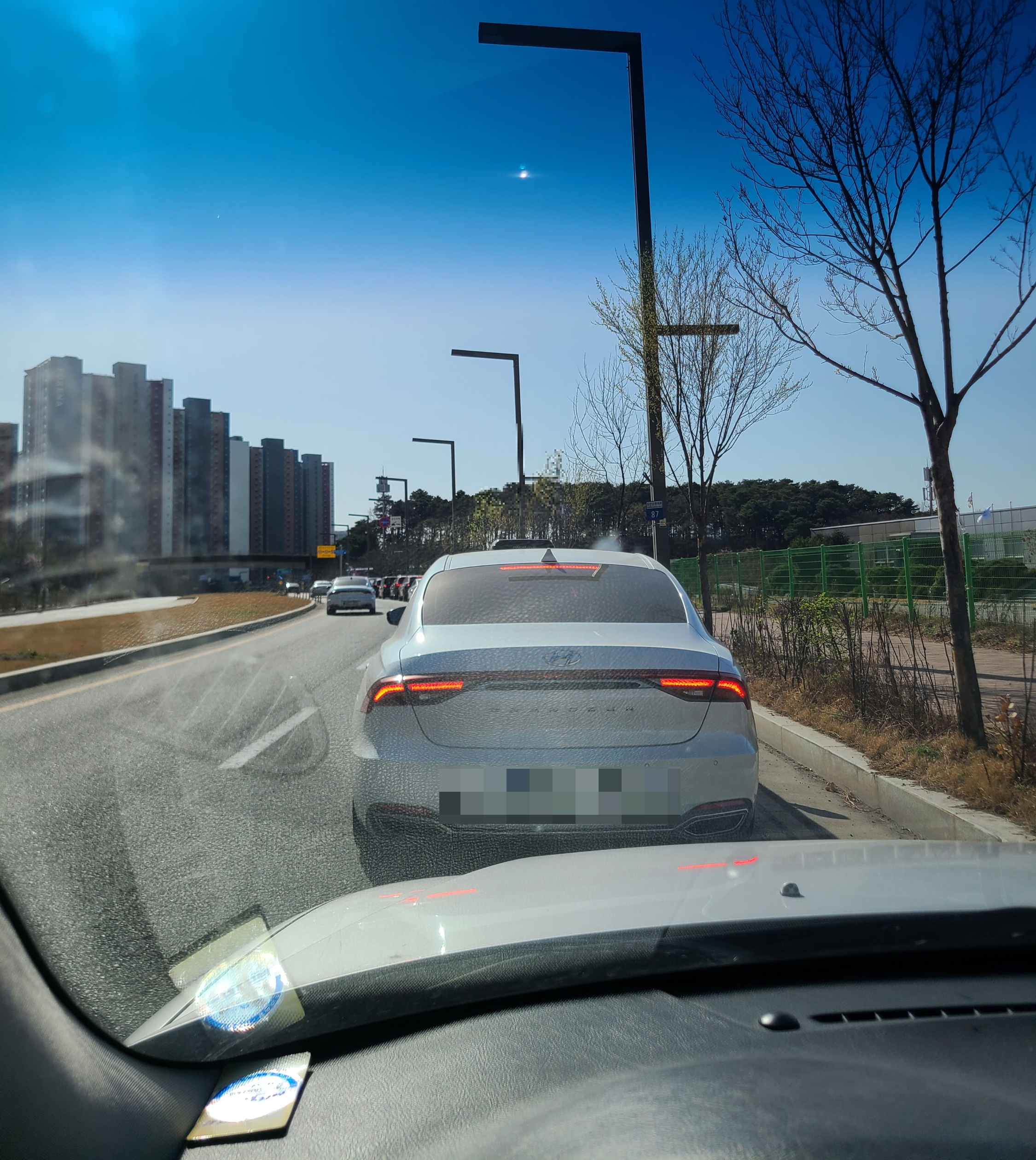 공영주차장 가는 길