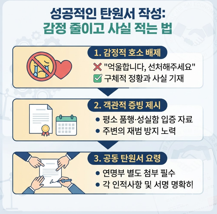 효과 있는 탄원서 쓰는법