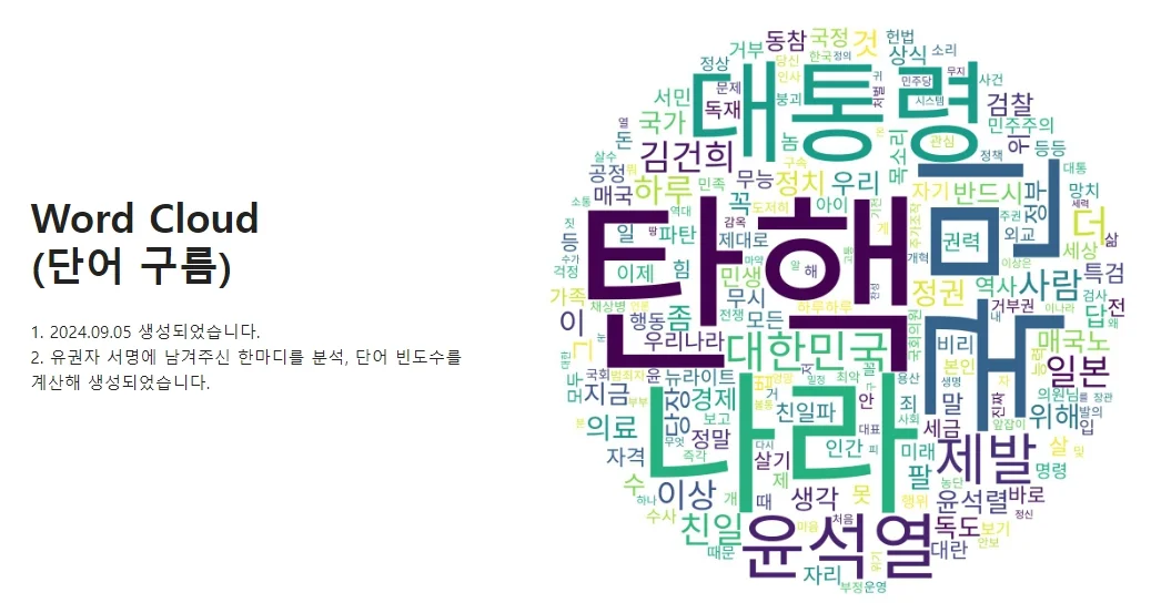 탄핵명령닷컴 서명 방법 및 사이트 바로가기