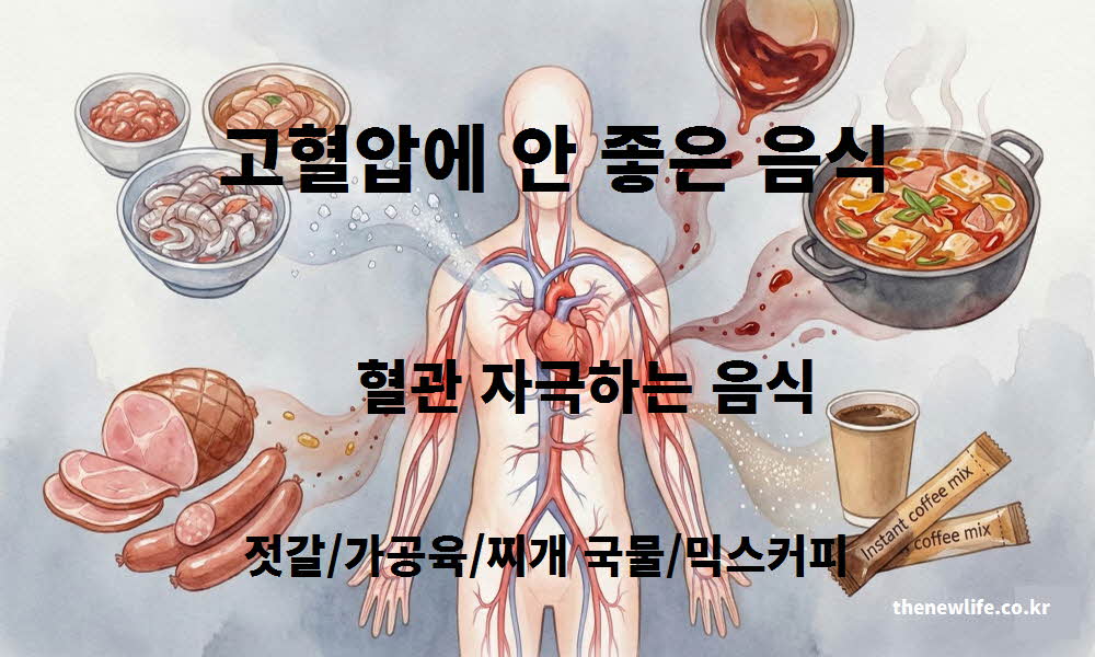 고혈압에 안좋은 음식