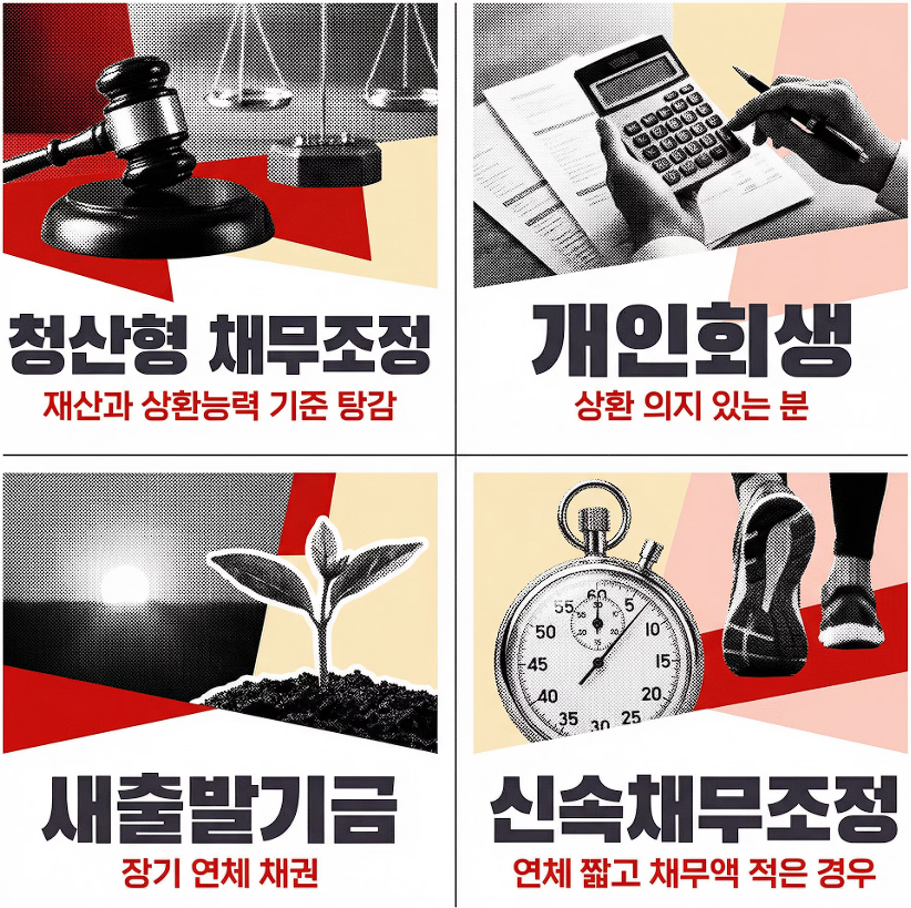 청산형 채무조정신청 방법