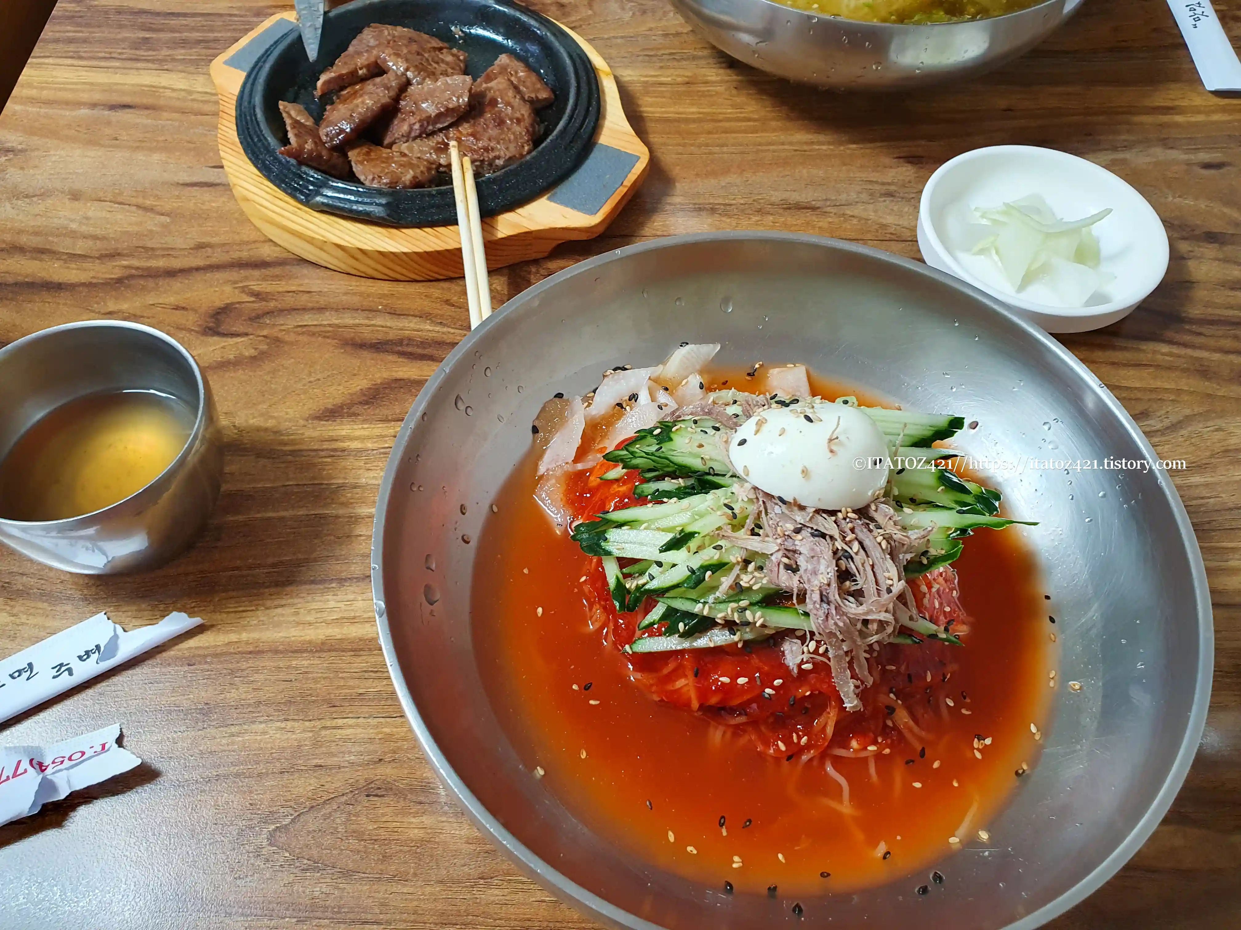 경주 불국사 토함산 밀면 맛집 함께면