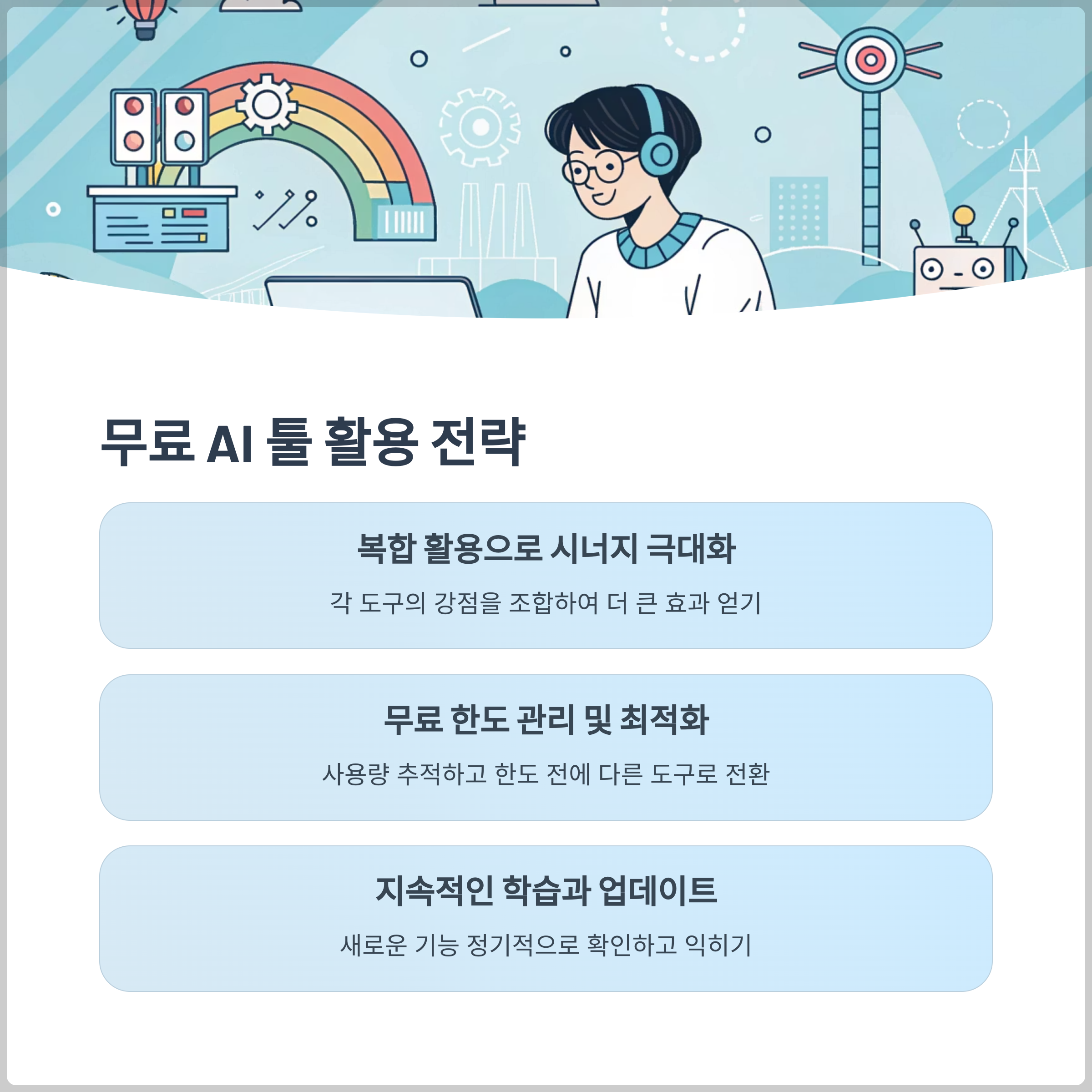 무료 AI 툴 활용 전략