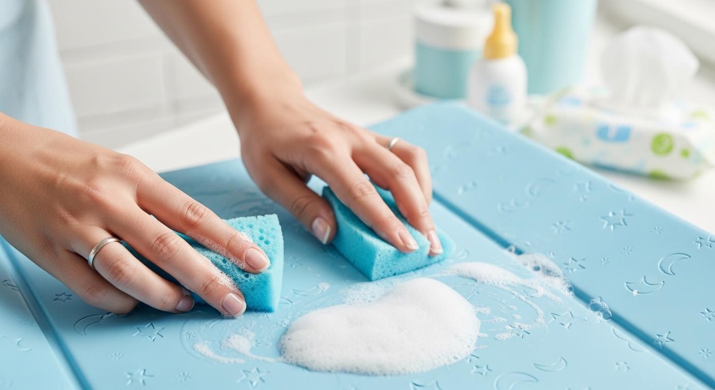 신생아 pvc매트 세탁