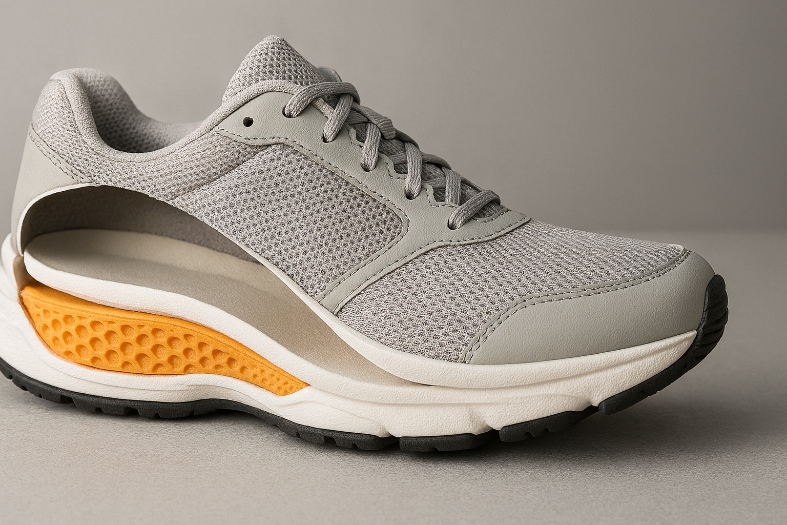 걷기 전용 운동화 구조를 보여주는 이미지