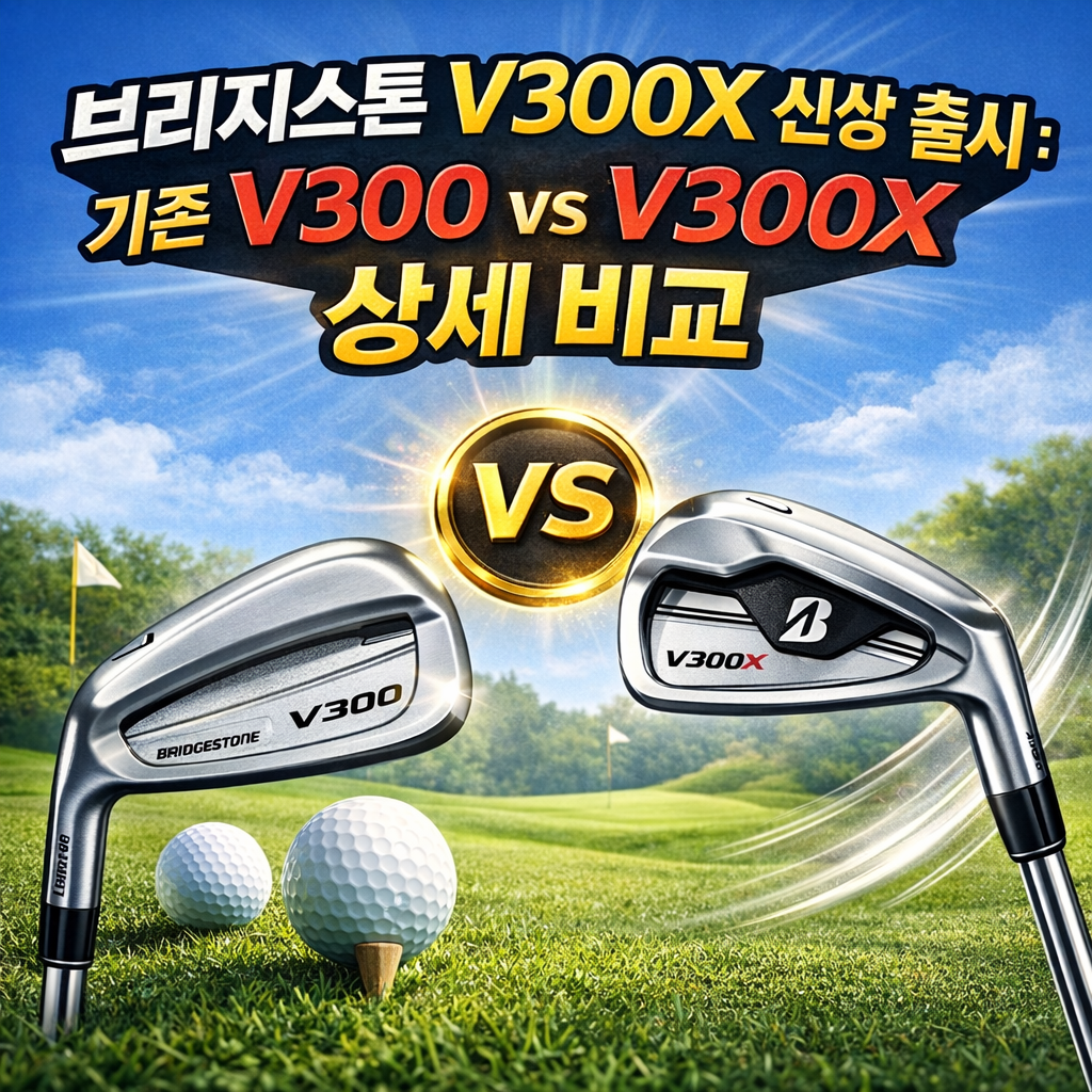 국민아이언 10세대 브리지스톤 V300X - [2탄] 기존 V300 vs V300X 상세 비교