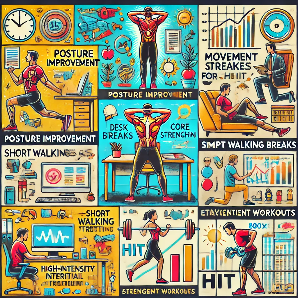 사무직을 위한 최고의 피트니스 팁