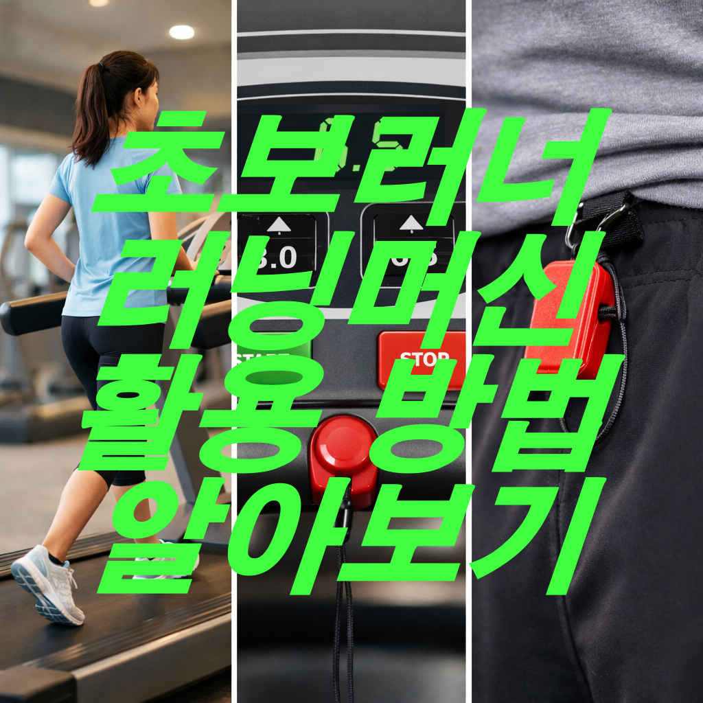 초보러너 러닝머신 활용 방법 알아보기