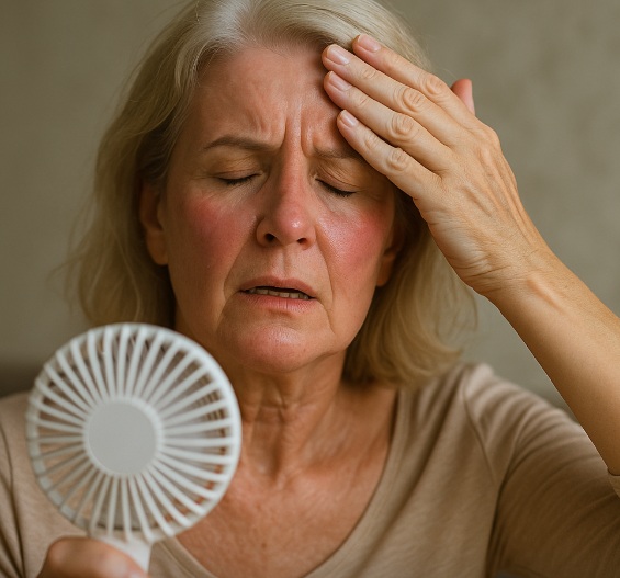 갱년기 한 증상의 모습