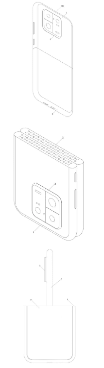 1일 공개된 샤오미의 폴더블폰 신규 특허