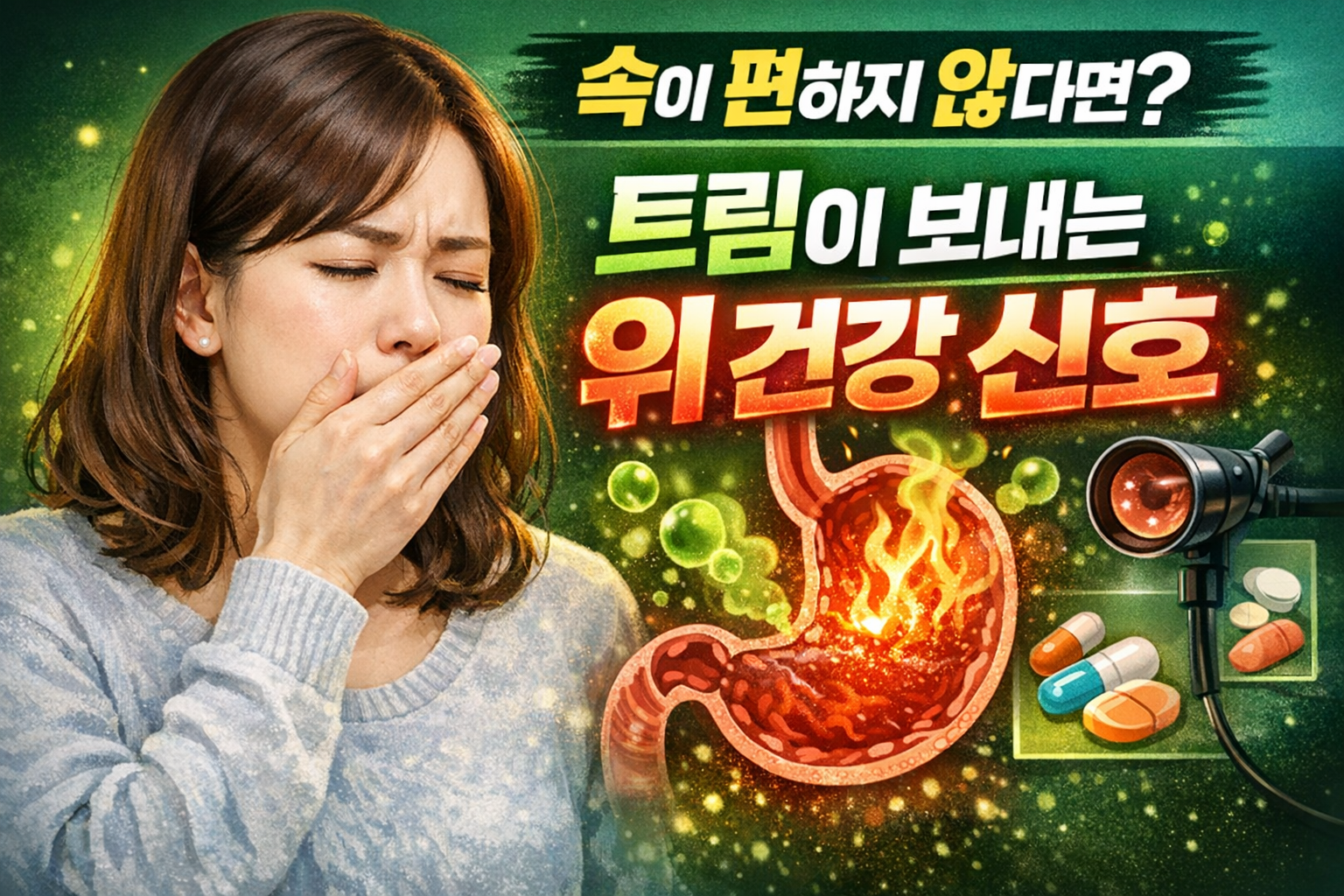 트림이 보내는 위 건강 신호