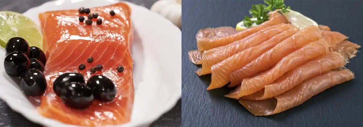 접시위-연어-음식