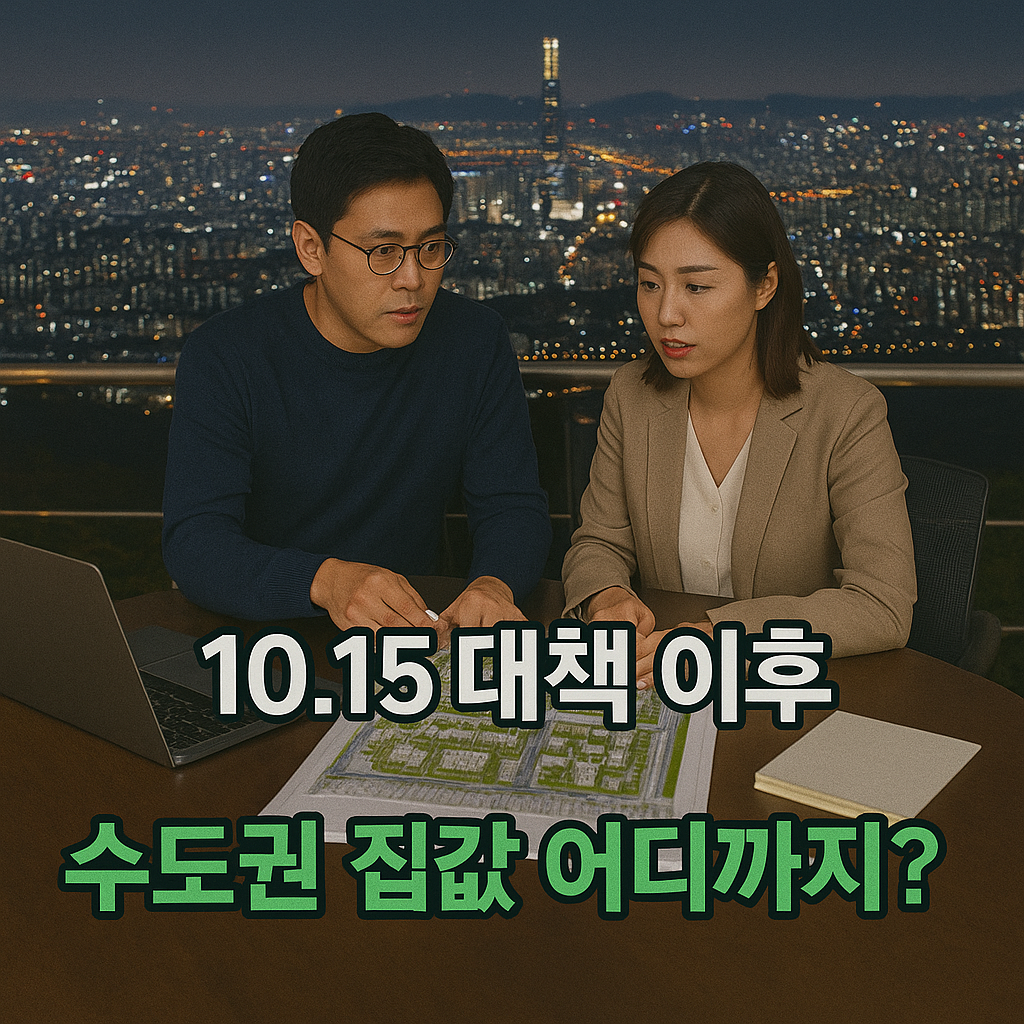 10.15 대책 이후 수도권 집값 전망