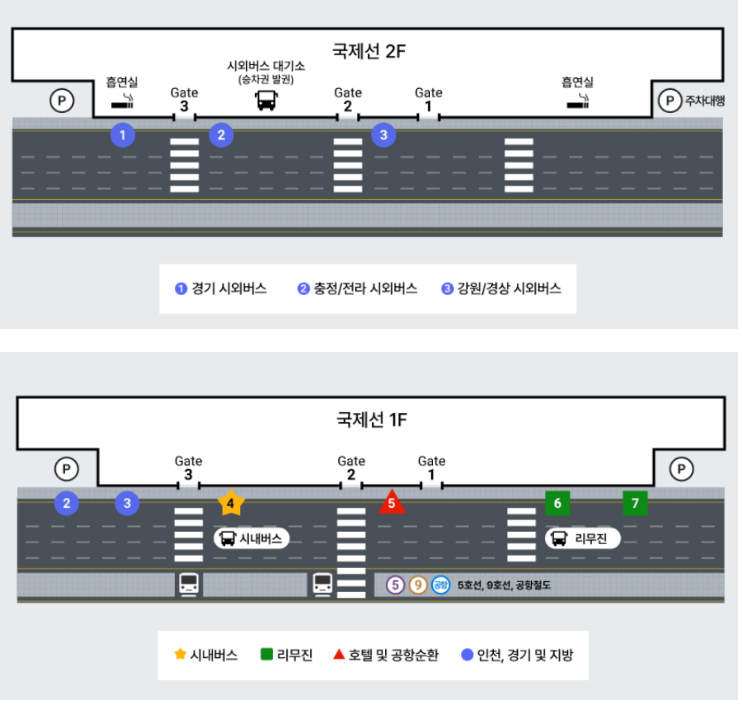 김포공항 리무진버스 시간표