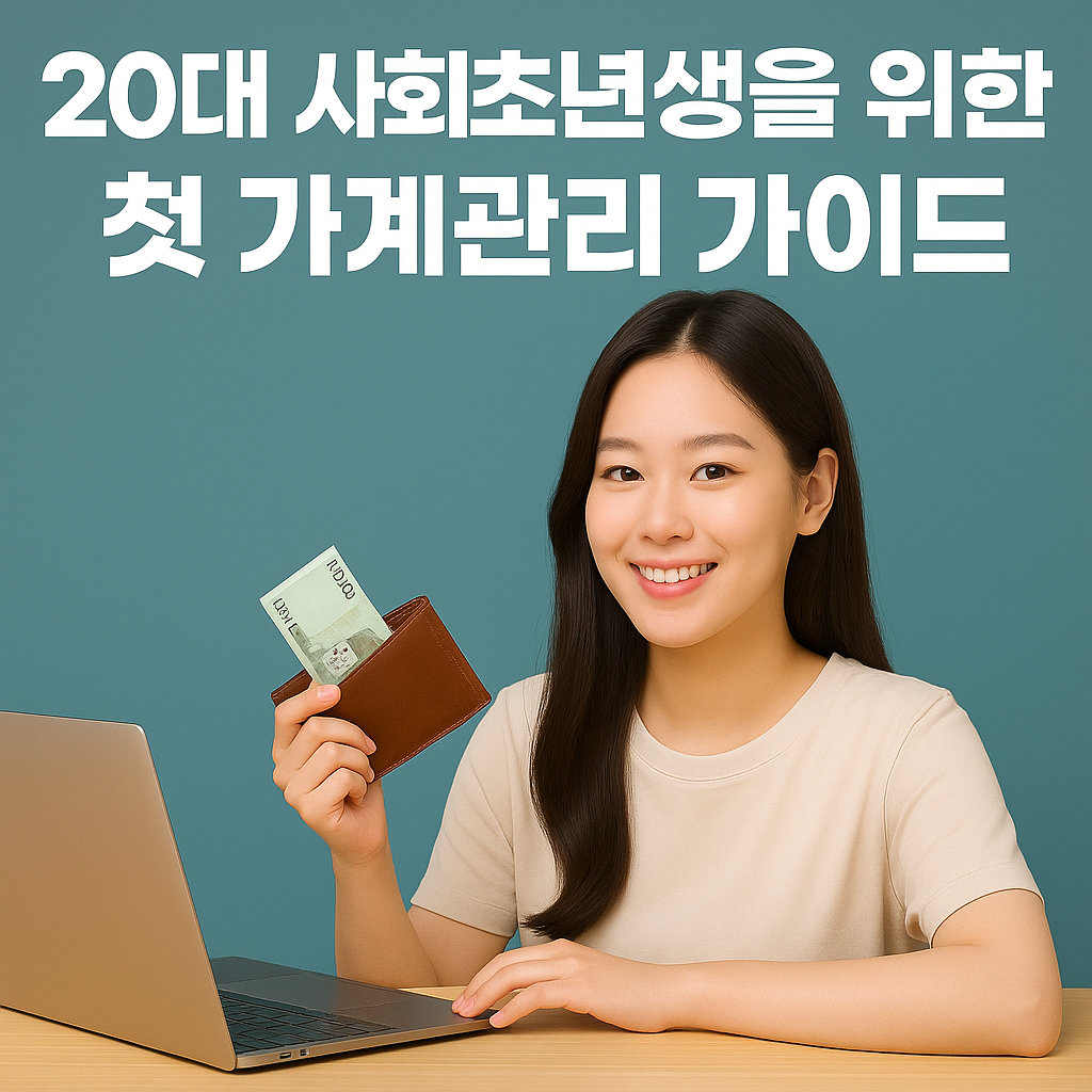 20대 사회초년생을 위한 첫 가계관리 가이드