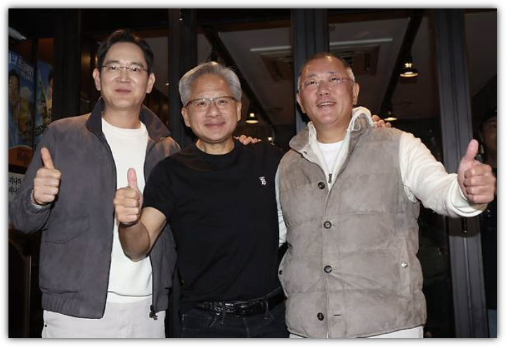 이재용, 젠슨황, 정의선 치맥회동, 깐부치킨