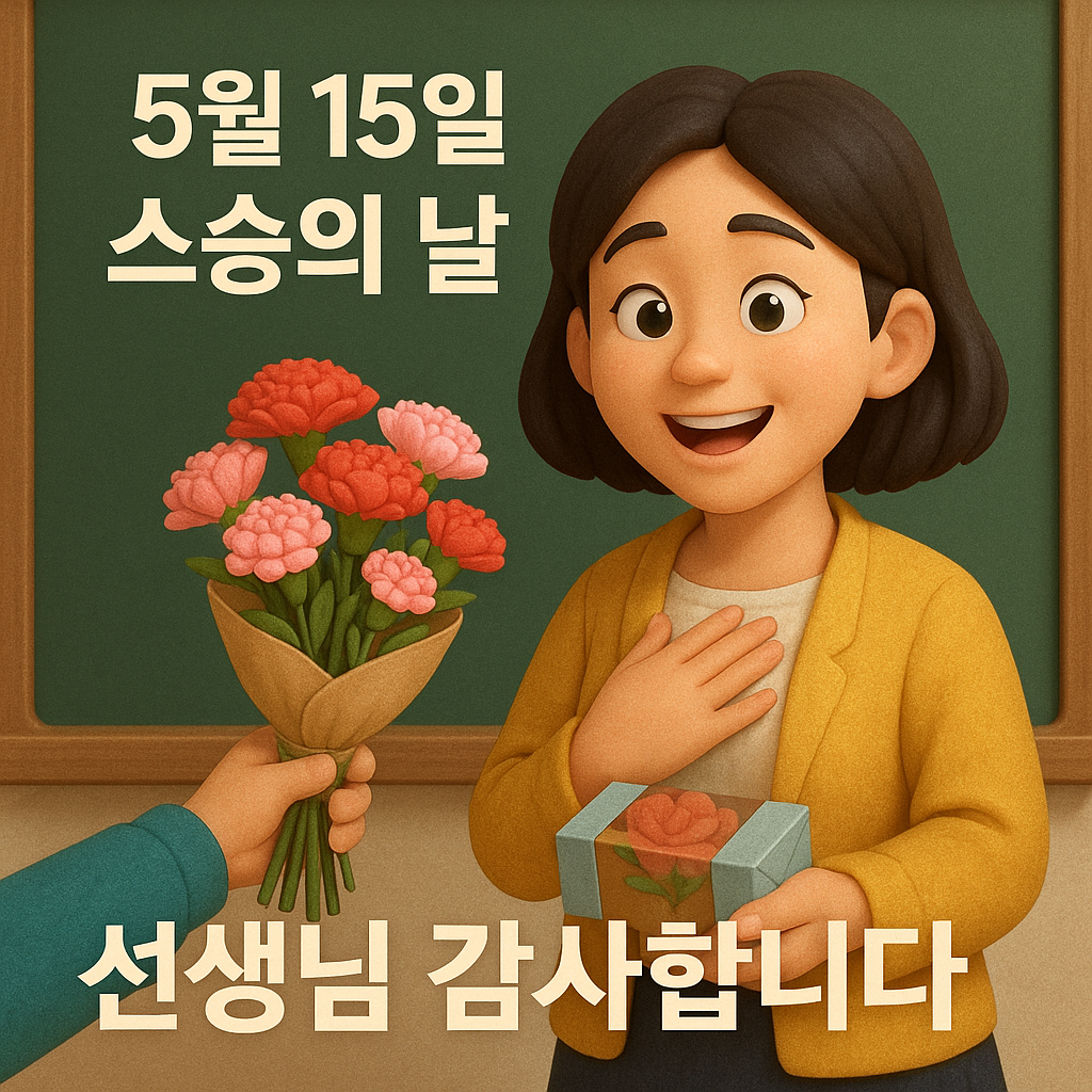 스승의날 -선물- 추천과- 손편지- 문구