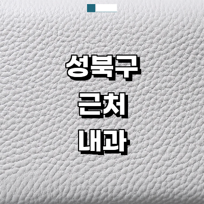 서울 성북구 내과