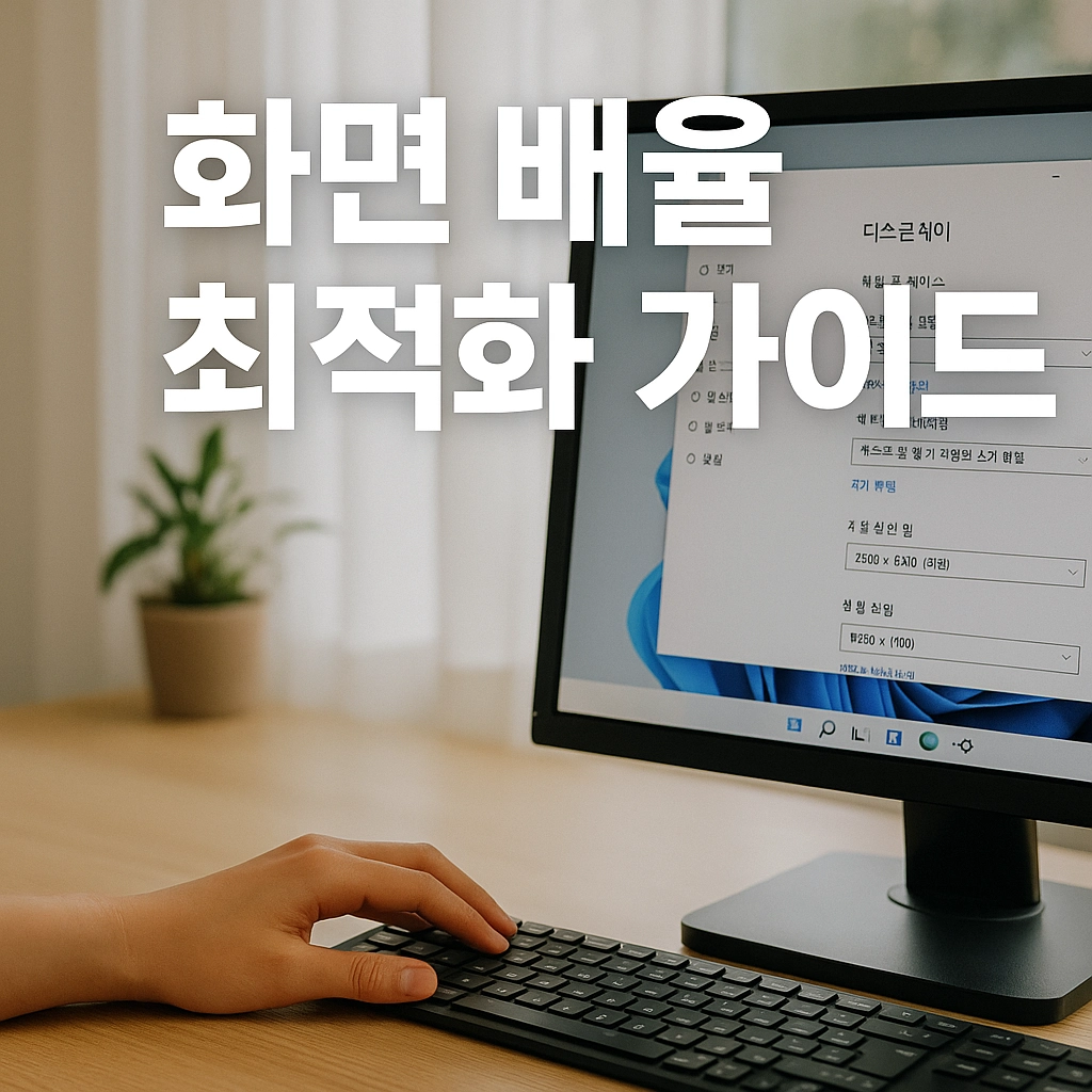 윈도우, 맥, 모바일까지 화면 배율 최적화로 눈 편한 디지털 환경 만드는 방법