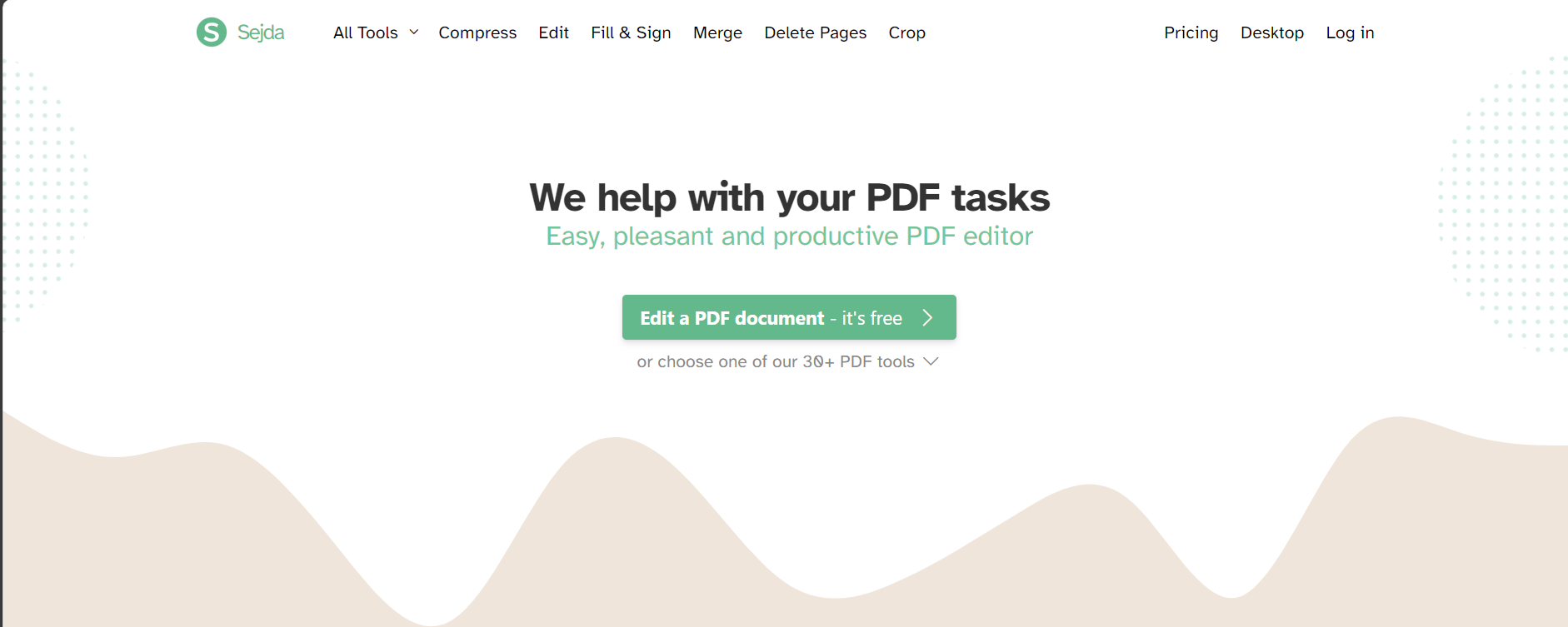 PDF 합치기 병합 JPG 변환 편집 용량 줄이기 Smallpdf iLovePDF sejda